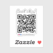 Maak verbinding met de Amerikaanse Facebook Instag Sticker (Vel)