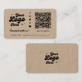 Maak verbinding met de Amerikaanse Kraft Social Me Visitekaartje (Voorkant / Achterkant)