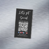 Maak verbinding met de Amerikaanse Qr Code Profess Magnetisch Visitekaartje (Voorbeeld)