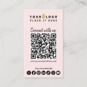 Maak verbinding met de Amerikaanse QR-code Sociale Visitekaartje (Voorkant)