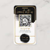 Maak verbinding met de Amerikaanse Social Media QR Visitekaartje (Voorkant)