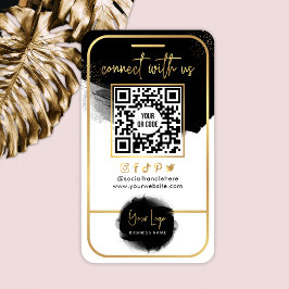 Maak verbinding met de Amerikaanse Social Media QR Visitekaartje