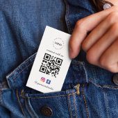 Maak verbinding met de Facebook QR-code van het Am Visitekaartje