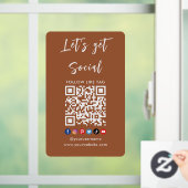 Maak verbinding met de Professional Terracotta van Raamsticker (Huis)