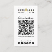 Maak verbinding met de sociale media van de Amerik Visitekaartje (Voorkant)