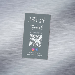 Maak verbinding met het Amerikaanse Instagram Face Magnetisch Visitekaartje