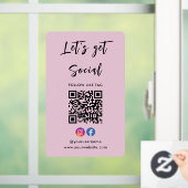 Maak verbinding met het Amerikaanse Instagram Face Raamsticker (Huis)