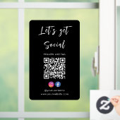 Maak verbinding met het Amerikaanse Instagram Face Raamsticker (Huis)