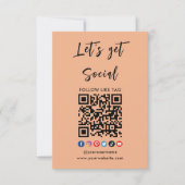 Maak verbinding met het professionele Sinaasappel  Kaart (Voorkant)