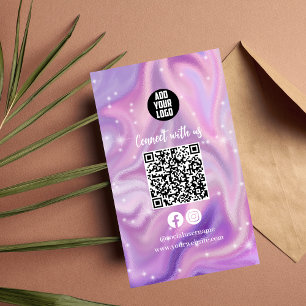 Maak verbinding met ons Instagram Facebook Social Visitekaartje