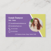 Maak verbinding met ons | Moderne QR-code voor fot Visitekaartje (Voorkant)