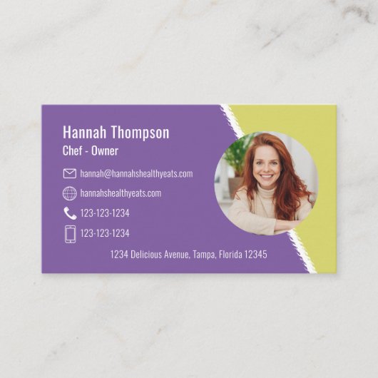 Maak verbinding met ons | Moderne QR-code voor fot Visitekaartje (Voorkant)