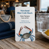 Maak verbinding met ons | QR Code Blue Crab Coasta Visitekaartje