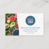 Maak verbinding met ons | QR-code Eenvoudige Logo Visitekaartje (Voorkant)