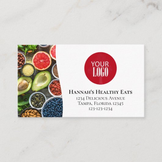 Maak verbinding met ons | QR-code Eenvoudige Logo  Visitekaartje (Voorkant)