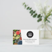 Maak verbinding met ons | QR-code Eenvoudige Logo  Visitekaartje (Staand voorkant)