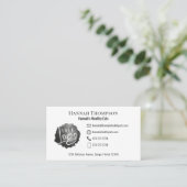 Maak verbinding met ons | QR-code Eenvoudige Logo Visitekaartje (Staand voorkant)