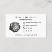 Maak verbinding met ons | QR-code Eenvoudige Logo Visitekaartje (Voorkant)