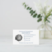 Maak verbinding met ons | QR-code Eenvoudige Logo  Visitekaartje (Staand voorkant)