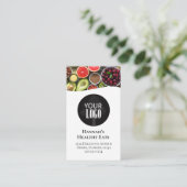 Maak verbinding met ons | QR-code Eenvoudige Logo Visitekaartje (Staand voorkant)