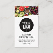 Maak verbinding met ons | QR-code Eenvoudige Logo Visitekaartje (Voorkant)