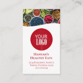 Maak verbinding met ons | QR Code Logo Modern Foto Visitekaartje (Voorkant)