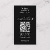 Maak verbinding met ons QR-codescript voor sociale Visitekaartje (Voorkant)