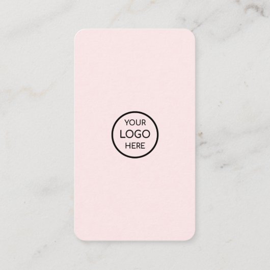 Maak verbinding met ons Social Media QR Code roze Visitekaartje (Achterkant)