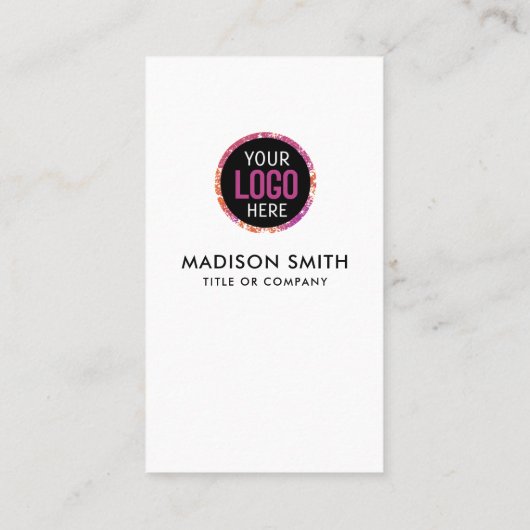 Maak verbinding met ons | Sociale media — QR-code Visitekaartje (Achterkant)