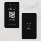 Maak verbinding met ons Visitekaartje voor sociale (Voorkant / Achterkant)