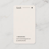 Maak verbinding met ons Visitekaartje voor sociale (Achterkant)