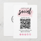 Maak verbinding met ons Visitekaartje voor sociale Kaart (Voorkant / Achterkant)