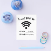 Maak verbinding met ons Wifi Flyer (Enkel)