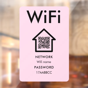Maak Verbinding Met Wifi Scan Om Gastenkamer Roz Raamsticker