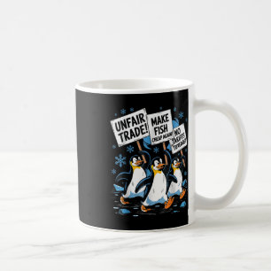 Maak vis weer goedkoop! Grappig Verzet Pinguïn Koffiemok