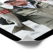 Maak Vissen Groot Again Trump 2024 Poster (Hoek)