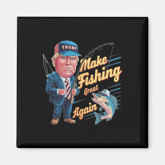 Maak Vissen Groot Again Trump Grappige Visser Ang Magneet