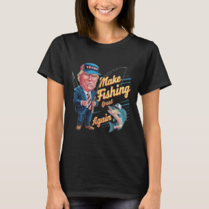 Maak vissen weer geweldig Trump Grappige visser An T-shirt