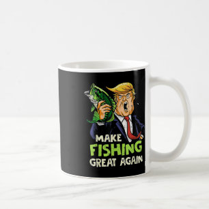 Maak vissen weer geweldig Trump Visser Ondersteuni Koffiemok