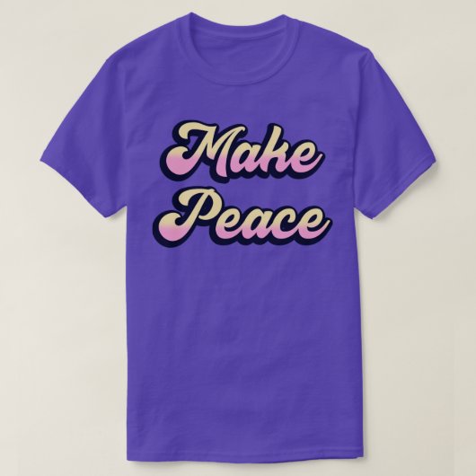 Maak Vrede T-shirt (Design voorkant)