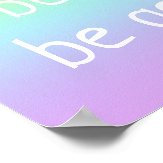 "Maak vrede, wees aardig, wees vriendelijk" Poster (Hoek)