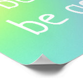 "Maak vrede, wees vriendelijk, wees vriendelijk" r Poster (Hoek)