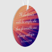 Maak vrienden met de Angels St Francis Quote Ornament (voorkant)