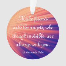 Maak vrienden met de Angels St Francis Quote