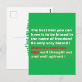 Maak vrijheid weer groot briefkaart (Voorkant / Achterkant)