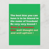 Maak vrijheid weer groot briefkaart (Voorkant)