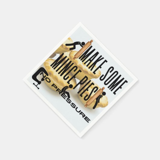 Maak wat gehakte taarten - GEEN DRUK Servet (Hoek)