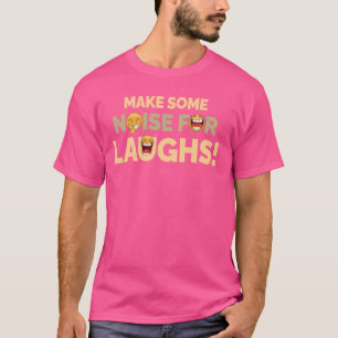 Maak wat herrie voor lacht Grappige komiek Humor L T-shirt
