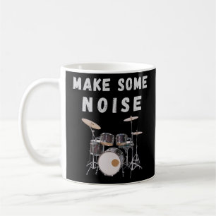 Maak wat lawaai: drums koffiemok