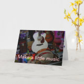 maak wat muziek kaart (Gele Bloem)